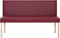 vidaXL - Bankje - 139,5 - cm - kunstleer - wijnrood