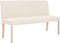 vidaXL - Bankje - 139,5 - cm - polyester - crème