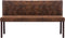 vidaXL - Bankje - 148,5 - cm - kunstsuède - bruin