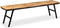 vidaXL - Bankje - 160x35x45 - cm - gerecycled - teakhout - en - staal