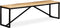 vidaXL - Bankje - 160x35x45 - cm - massief - mangohout