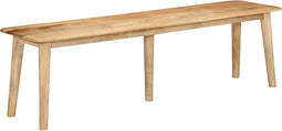 vidaXL - Bankje - 160x40x45 - cm - massief - mangohout