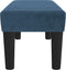 vidaXL - Bankje - 70x30x30 - cm - fluweel - donkerblauw