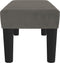 vidaXL - Bankje - 70x30x30 - cm - fluweel - donkergrijs