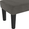 vidaXL - Bankje - 70x30x30 - cm - fluweel - donkergrijs