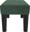 vidaXL - Bankje - 70x30x30 - cm - fluweel - donkergroen