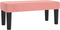 vidaXL - Bankje - 70x30x30 - cm - fluweel - roze