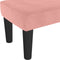 vidaXL - Bankje - 70x30x30 - cm - fluweel - roze