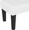 vidaXL - Bankje - 70x30x30 - cm - kunstleer - wit