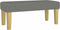 vidaXL - Bankje - 70x30x30 - cm - stof - donkergrijs