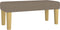 vidaXL - Bankje - 70x30x30 - cm - stof - taupe
