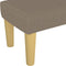 vidaXL - Bankje - 70x30x30 - cm - stof - taupe
