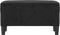 vidaXL - Bankje - 70x35x41 - cm - fluweel - zwart