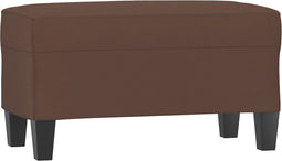 vidaXL - Bankje - 70x35x41 - cm - kunstleer - bruin