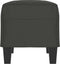 vidaXL - Bankje - 70x35x41 - cm - microvezelstof - donkergrijs
