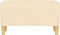 vidaXL - Bankje - 70x35x41 - cm - stof - crèmekleurig