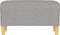 vidaXL - Bankje - 70x35x41 - cm - stof - lichtgrijs