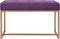 vidaXL - Bankje - 80 - cm - fluweel - paars