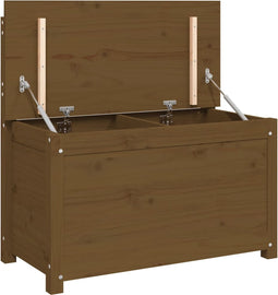 vidaXL - Bankje - 80x41x77 - cm - massief - grenenhout - honingbruin