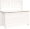 vidaXL - Bankje - 80x41x77 - cm - massief - grenenhout - wit