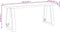 vidaXL - Bankje - met - natuurlijke - rand - 110 - cm - massief - acaciahout