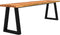 vidaXL - Bankje - met - natuurlijke - rand - 160 - cm - massief - acaciahout