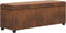 vidaXL - Bankje - met - opbergvak - 116 - cm - kunstsuède - bruin