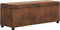 vidaXL - Bankje - met - opbergvak - 116 - cm - kunstsuède - bruin