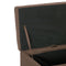 vidaXL - Bankje - met - opbergvak - 116 - cm - polyester - bruin