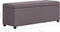 vidaXL - Bankje - met - opbergvak - 116 - cm - polyester - taupe