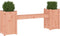 vidaXL - Bankje - met - plantenbakken - 180x36x63 - cm - grenenhout - douglas