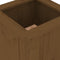 vidaXL - Bankje - met - plantenbakken - 184,5x39,5x56,5 - cm - grenen - honingbruin