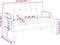 vidaXL - Bankje - met - rugleuning - 112x65,5x75 - cm - kunstleer - wit