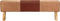 vidaXL - Bankje - turnbok - 160 - cm - echt - leer - en - massief - acaciahout - bruin