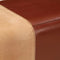 vidaXL - Bankje - turnbok - 160 - cm - echt - leer - en - massief - acaciahout - bruin