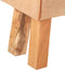 vidaXL - Bankje - turnbok - 160 - cm - echt - leer - en - massief - acaciahout - bruin