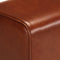 vidaXL - Bankje - turnbok - 38 - cm - echt - leer - en - massief - mangohout - bruin