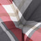 vidaXL Bankkussens pallet 2 st ruitpatroon rood