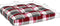 vidaXL Bankkussens pallet 2 st ruitpatroon rood