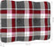 vidaXL Bankkussens pallet 2 st ruitpatroon rood