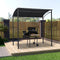 vidaXL - Barbecue - paviljoen - 215x150x220 - cm - staal - antraciet