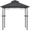 vidaXL - Barbecue - paviljoen - 240x150x255 - cm - staal - antraciet