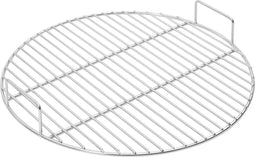 vidaXL - Barbecuerooster - met - handgrepen - rond - Ø44,5 - cm - 304 - roestvrijstaal