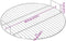 vidaXL - Barbecuerooster - met - handgrepen - rond - Ø44,5 - cm - 304 - roestvrijstaal