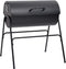 vidaXL Barbecuevat met 2 kookroosters 80x95x90 cm staal zwart