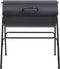 vidaXL Barbecuevat met 2 kookroosters 80x95x90 cm staal zwart