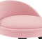 vidaXL Barkruk fluweel roze