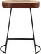 vidaXL - Barkrukken - 2 - st - 40x29,5x53 - cm - donkerbruin
