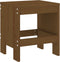 vidaXL - Barkrukken - 2 - st - 40x36x45 - cm - massief - grenenhout - honingbruin
