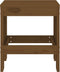 vidaXL - Barkrukken - 2 - st - 40x36x45 - cm - massief - grenenhout - honingbruin